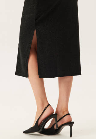 Pcjina Ls Boatneck Midi Dress