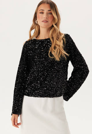 Pckam Ls Deep Back Bow Top