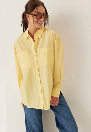 Pcmelia Ls Loose Shirt
