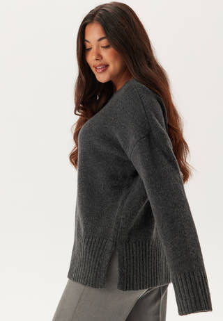 Pcnancy Ls Loose O-neck Knit