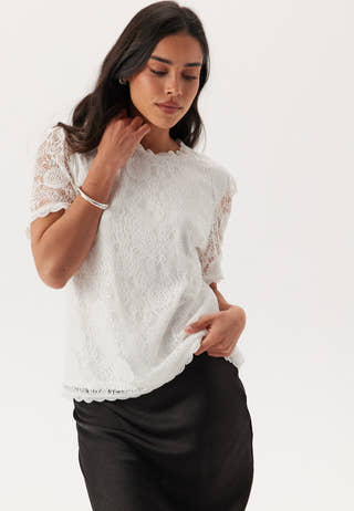 Pcolline Ss Lace Top