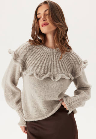 Pcrikka Ls Oneck Knit