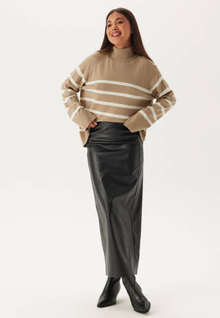 Pcsia Ls Rollneck Knit