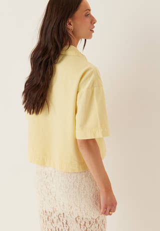 Pcsky Ss A-shape Denim Top