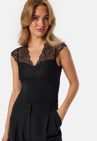 Pctatianna Ss Bodystocking