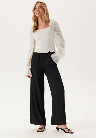 Pctiffany Hw Wide Pants Wvn No