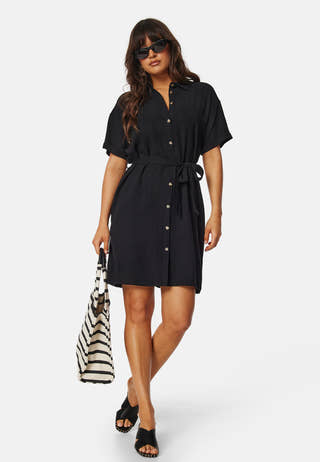 Pcvinsty Linen Shirt Dress