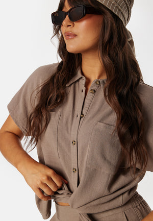 Pcvinsty Linen Tie Shirt