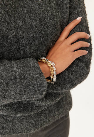Act Recycled Bracelet Silver-p