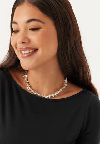 Act Recycled Necklace Silver-p