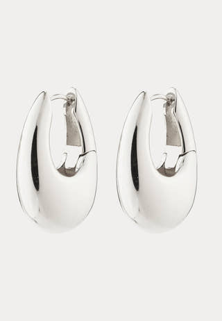Autumn Chunky Retro Hoop Earri
