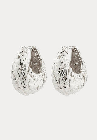 Lincoln Recycled Earrings Silv