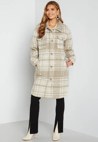 Becky Check Coat