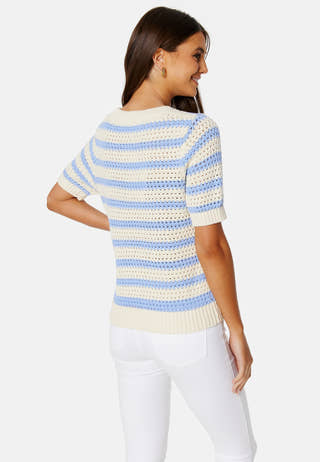 Alby SS Knit O-Neck
