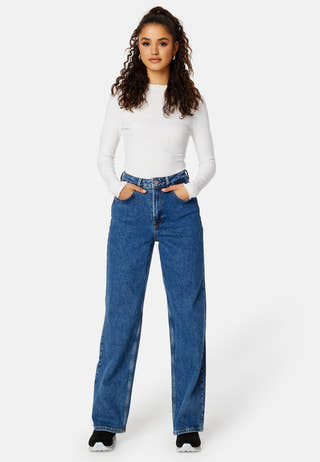 Alice HW Wide Long Jeans