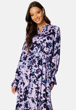 Aronia LS Midi Shirt Dress