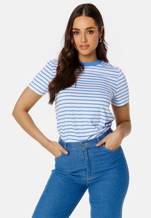 Essential SS Stripe O-Neck Tee