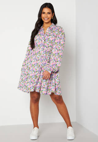 Judita LS Short Shirt Dress
