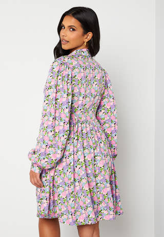 Judita LS Short Shirt Dress