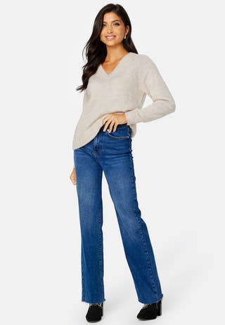 Lulu LS Knit V-Neck