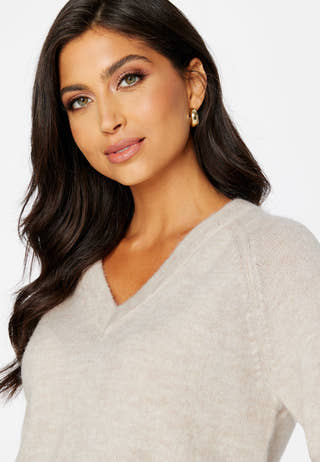 Lulu LS Knit V-Neck