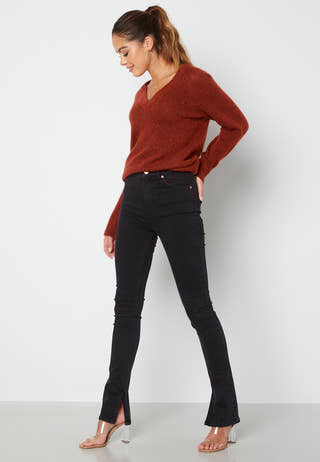 Lulu LS Knit V-Neck