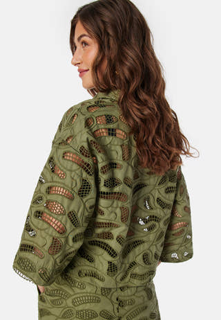 Slfallia Broderi Shirt