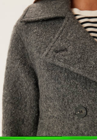 Slfalma Boucle Wool Blend Jack