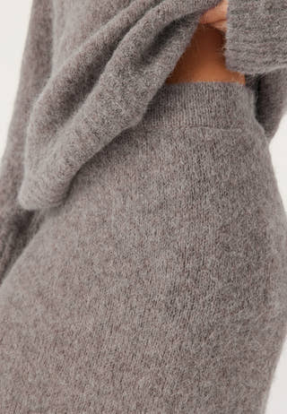 Slfgabella Hw Midi Knit Skirt