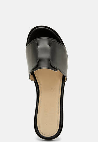 Slfisabella leather slider