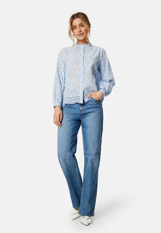 Slftatiana L/S Embr Shirt