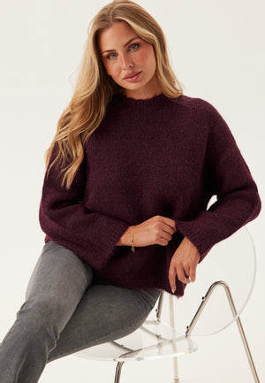 Slfgabriella Ls Knit New O-nec