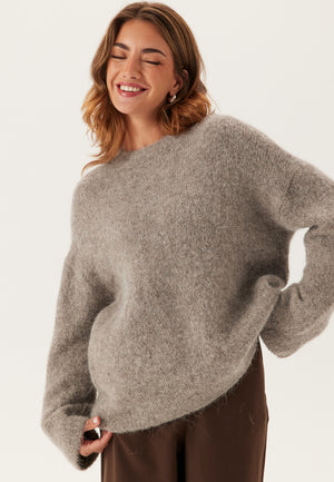 Slfgabriella Ls Knit New O-nec