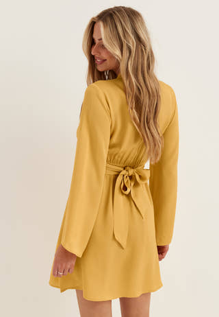Slflaura Regular Ls Short Dress