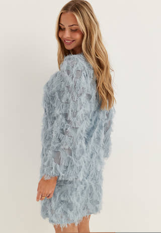 Slfmyline Relaxed Ls Boat Neck Dress