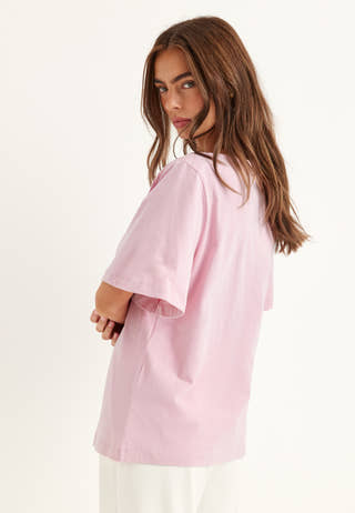 Slfoline Light Ss Draped Neck