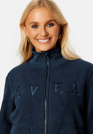 Long Pile Zip Sweat