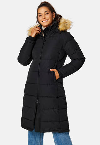 Long Slim Padded Parka