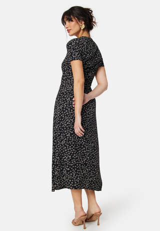 Disty Midi Slit Dress