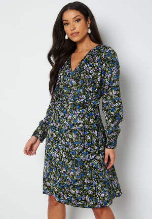 Abby L/S Button Dress