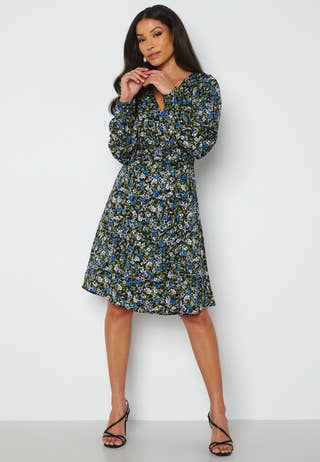 Abby L/S Button Dress