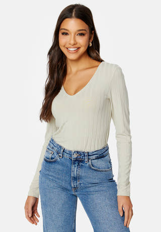 Aggie LS V-Neck Top