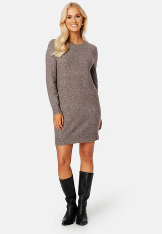 Doffy LS O-Neck Dress