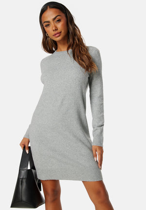 Doffy LS O-Neck Dress