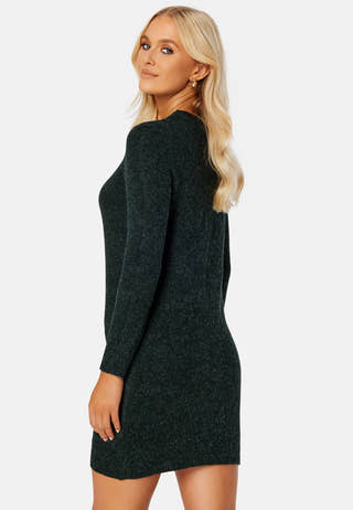 Doffy LS O-Neck Dress