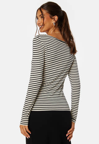Fiona LS Boatneck Top