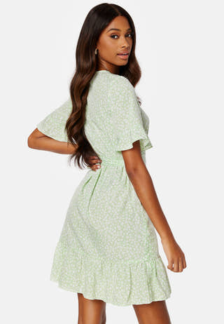 Henna 2/4 O-Neck Short Dress