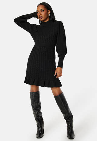 Awvera LS Short Knit Dress