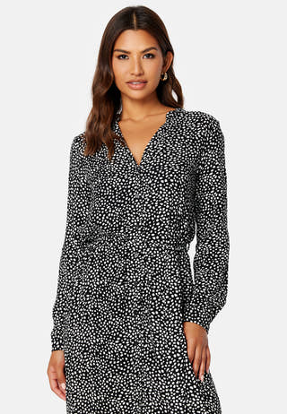 Vica LS Shirt Calf Dress