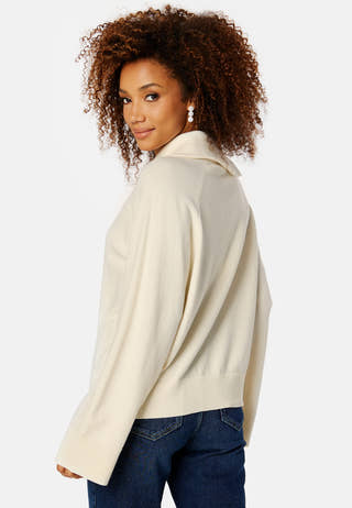 Vivian High Neck Half Zip Knit